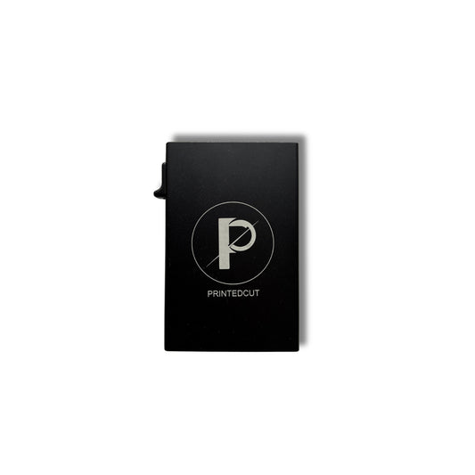 Black wallet with 'YOUR' logo on a wallet