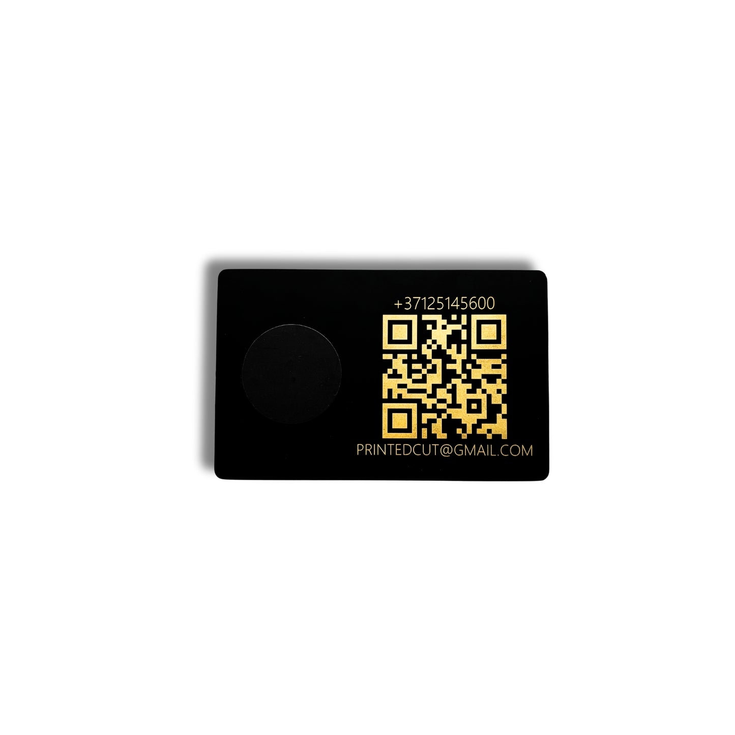 Luksusa metāla vizītkarte ar NFC un QR – personalizējama